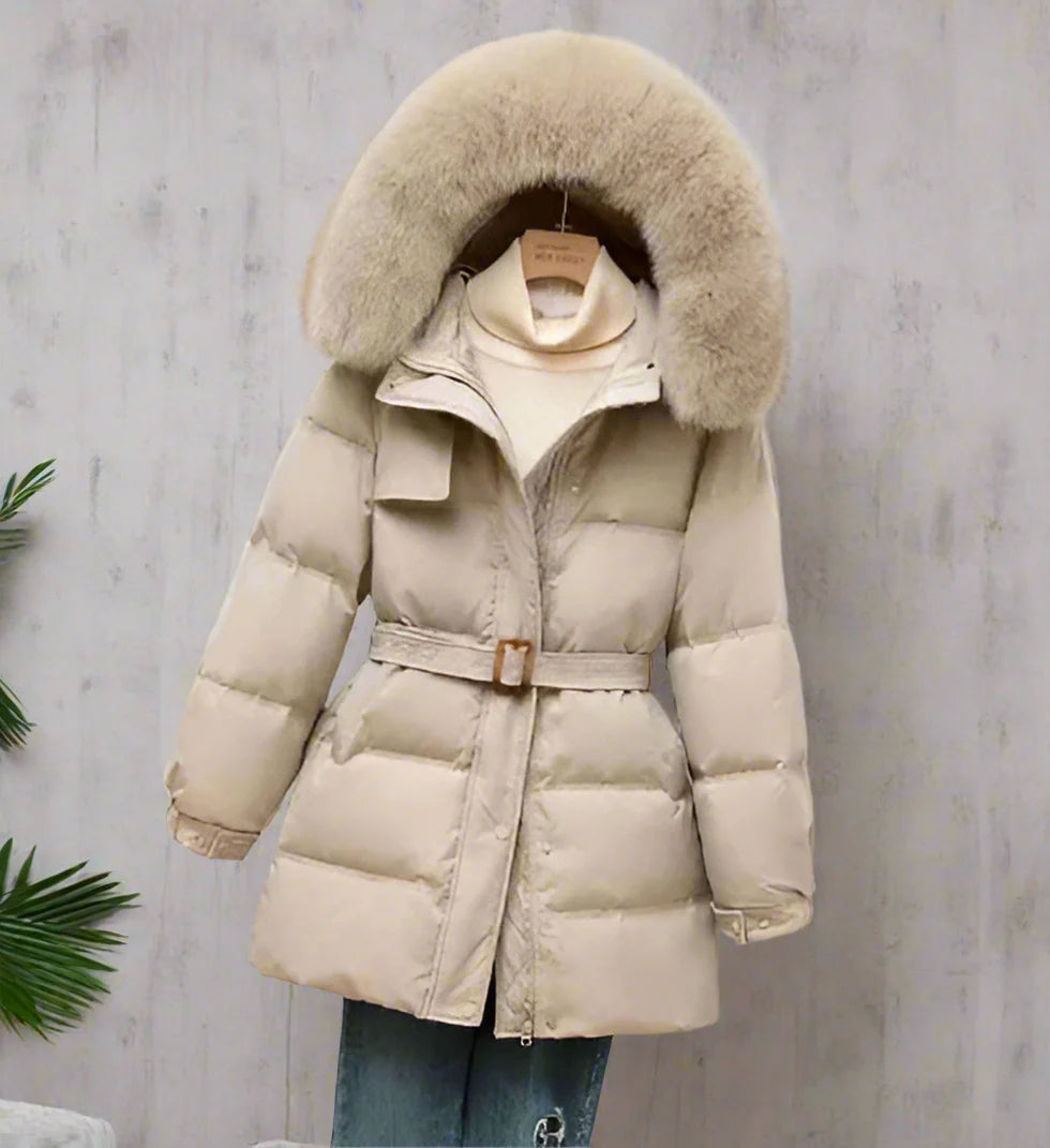 Veste con Capucha Desmontable para Mujer | Ideal para Temporada Invernal