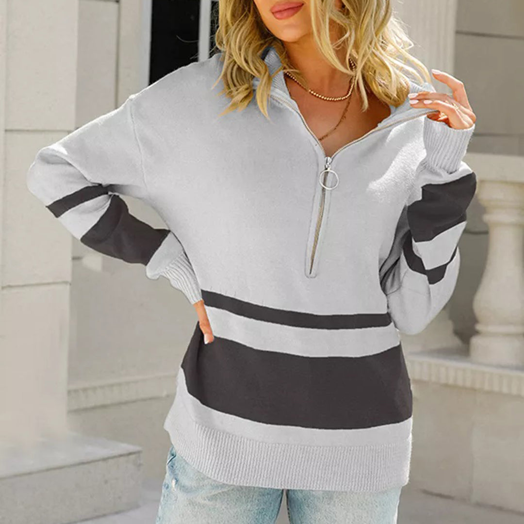 Jersey con Cuello Redondo para Mujer | Ideal para Invierno