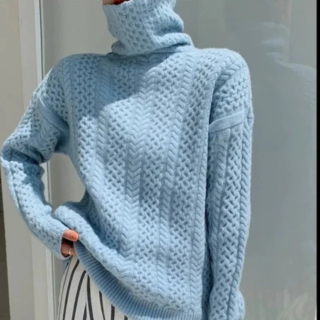 Jersey de Cuello Alto para Mujer | Ideal para Invierno