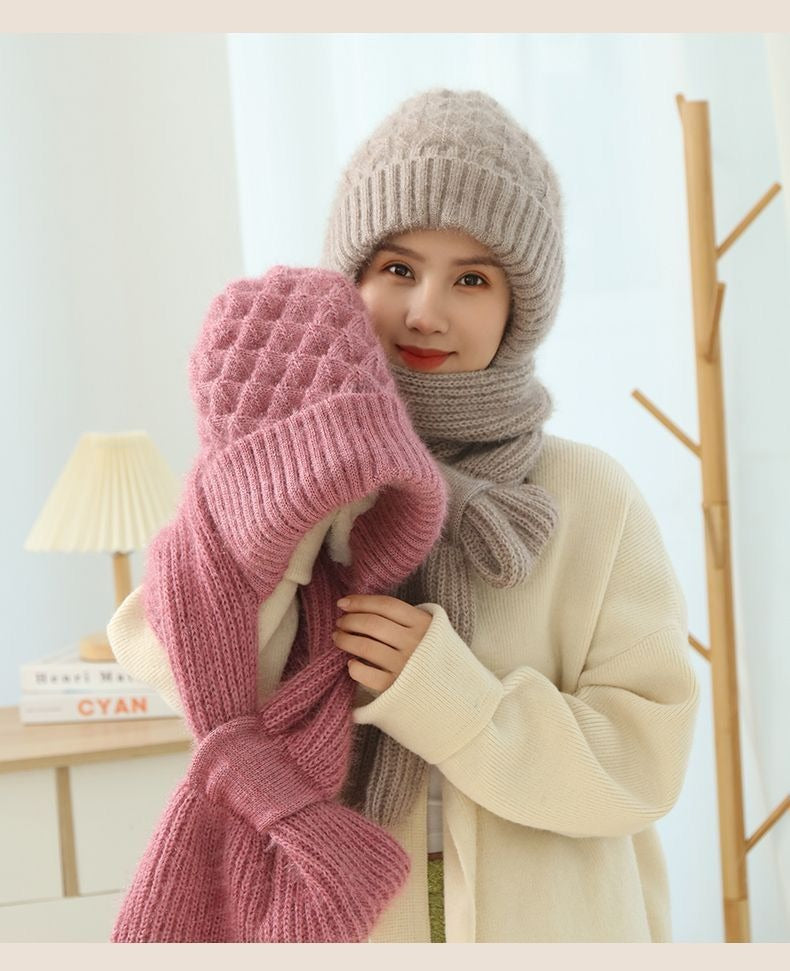 Gorro con Bufanda Integrada para Adultos | Ideal para Actividades en Invierno