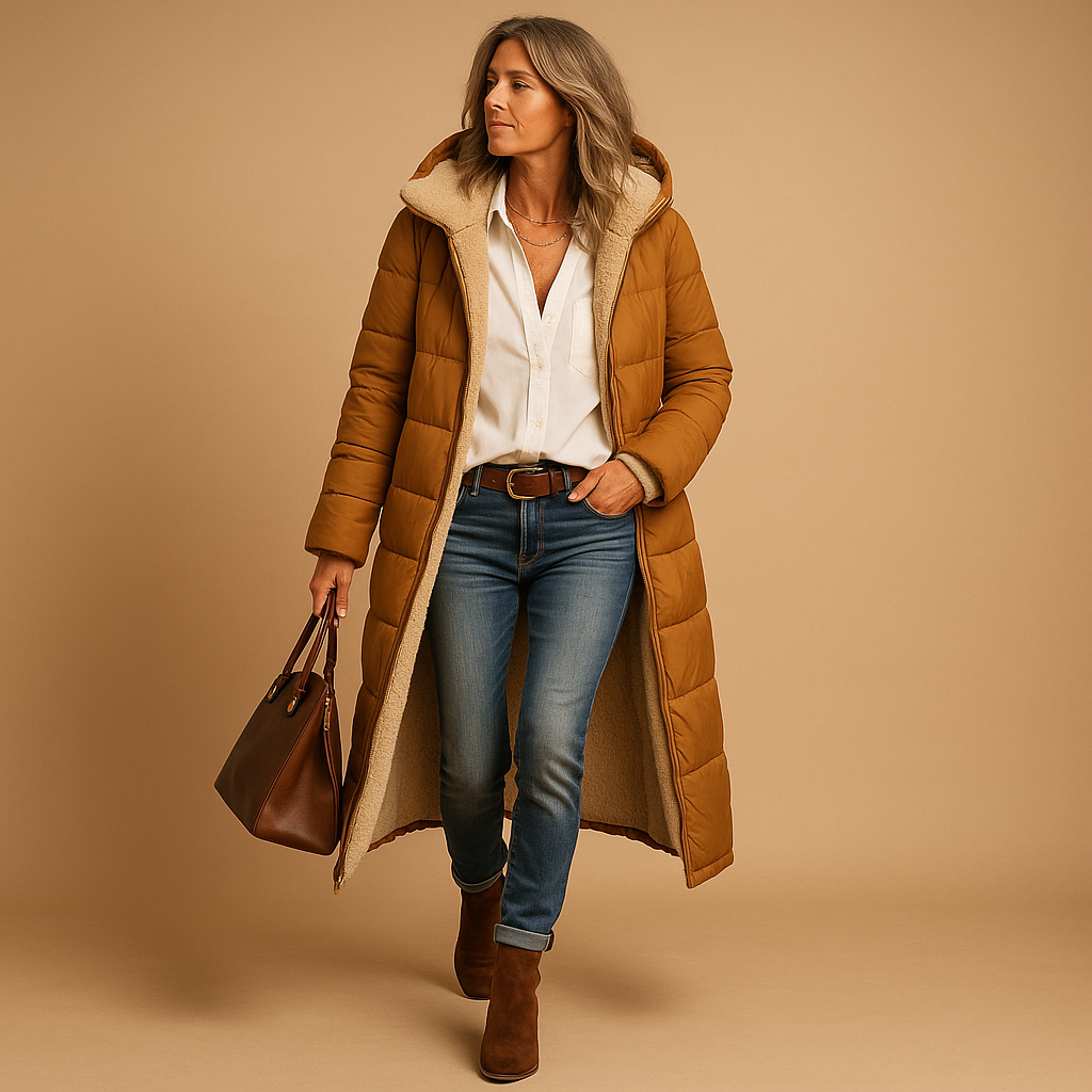 Abrigo Largo con Diseño Moderno para Mujer | Ideal para Invierno