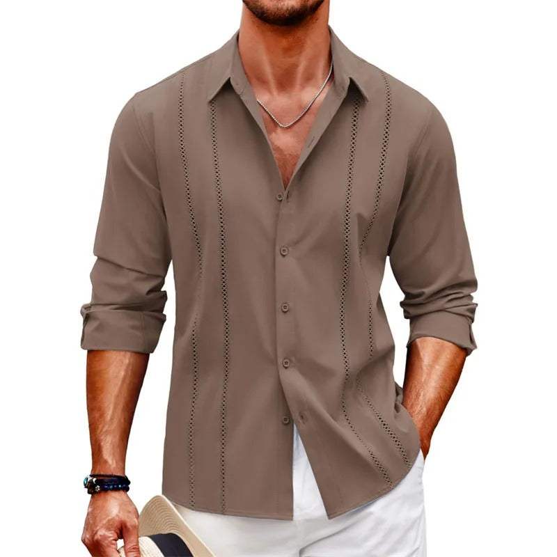 Camisa de Hombre con Corte Regular para Uso Diario o Formal | Ideal para Todo el Año