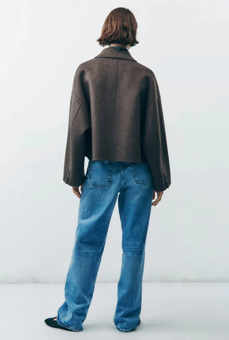 Chaqueta Larga Con Corte Amplio Para Mujer | Ideal Para La Temporada Fría