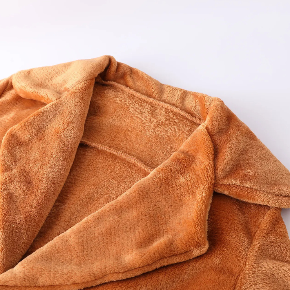 Abrigo Oversize con Cuello Abierto para Mujer | Ideal para Uso Diario en Exterior