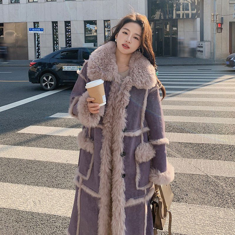 Manteau Largo Con Cinturón Ajustable y Estampado de Cuadros Para Mujer | Ideal Para La Media Estación