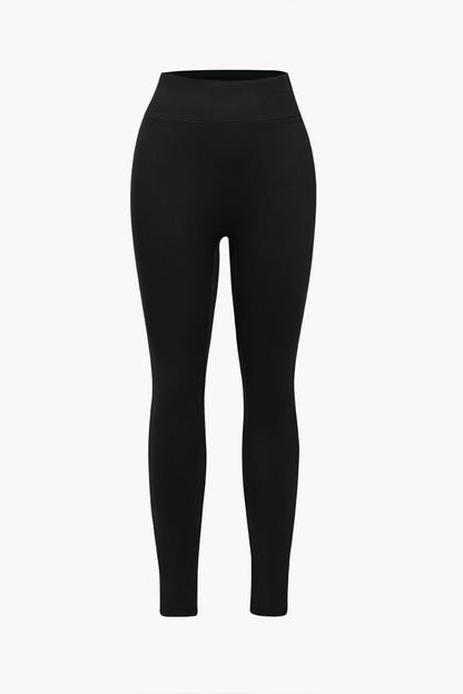Conjunto de Dos Piezas con Leggings de Cintura Alta y Chaqueta Corta para Mujer | Ideal para Uso Deportivo y Diario