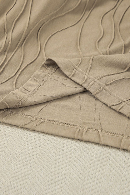 Conjunto De Dos Piezas con Top De Manga Larga y Pantalón Recto para Adultos | Ideal para Uso Diario