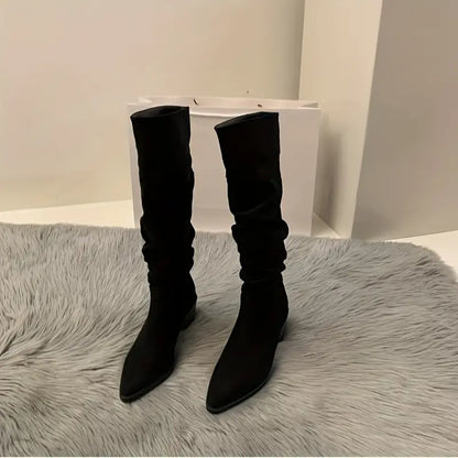 Botas de Media Pantorrilla para Mujer con Tacón Alto | Ideal para Otoño e Invierno