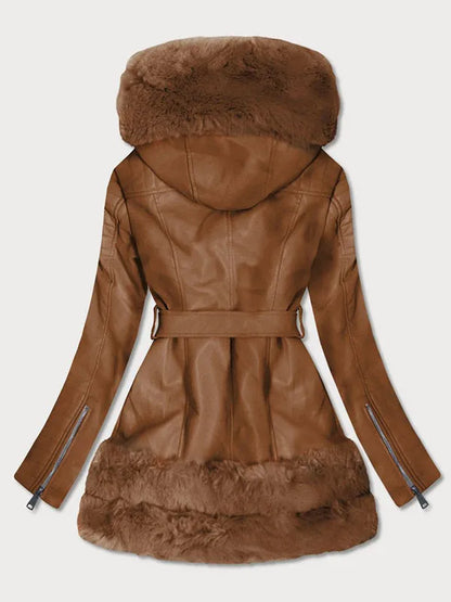 Chaqueta Larga con Capucha Integrada para Mujer | Ideal para la Temporada Fría