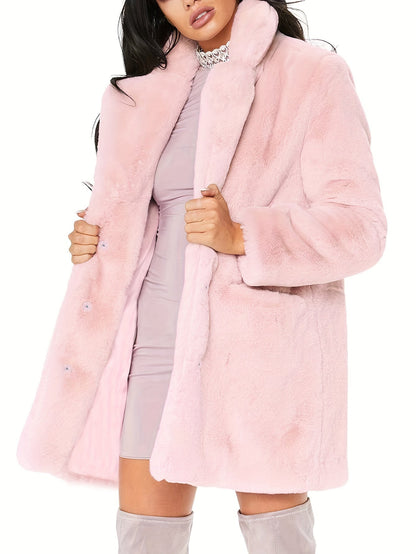 Abrigo Midi con Cierre Oculto para Mujer | Ideal para Temporadas de Transición