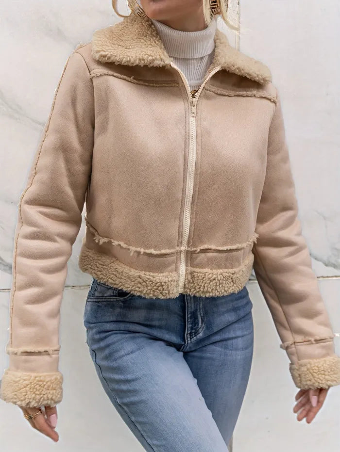 Abrigo Acolchado Largo con Cremallera para Mujer | Ideal para La Temporada Fría