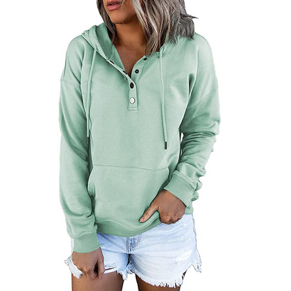 Sudadera de Cuello Redondo y Corte Relajado para Mujer | Ideal para Uso Diario o Momentos de Ocio