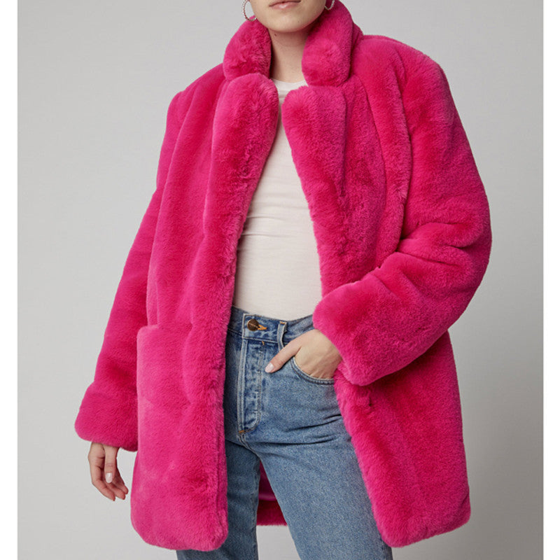 Abrigo Medio con Corte Amplio para Mujer | Ideal para La Temporada De Otoño