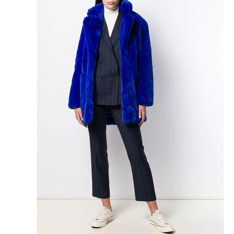 Abrigo Medio con Corte Amplio para Mujer | Ideal para La Temporada De Otoño