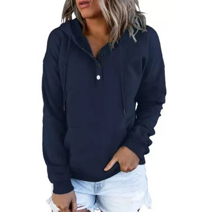 Sudadera de Cuello Redondo y Corte Relajado para Mujer | Ideal para Uso Diario o Momentos de Ocio