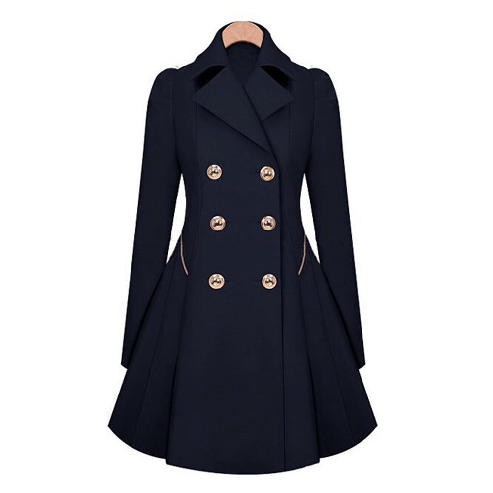 Trench con Corte Ajustado para Mujer | Ideal para Uso Diario y Entornos Urbanos