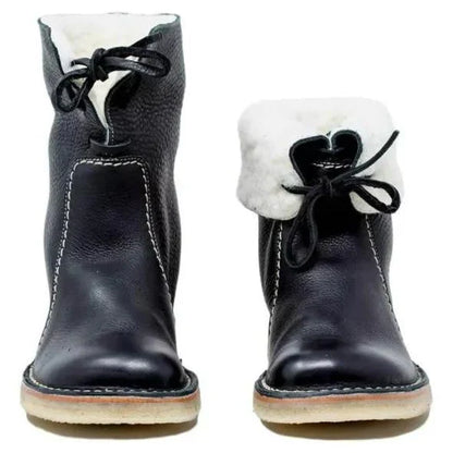 Botas de Invierno con Forro Interior y Suela Antideslizante para Mujer | Ideal para Días Fríos y Húmedos