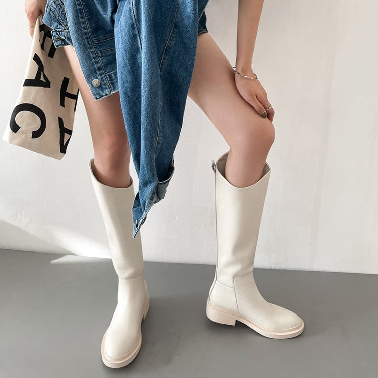 Botas Altas Blancas Con Tacón Para Mujer | Ideal Para Diferentes Ocasiones