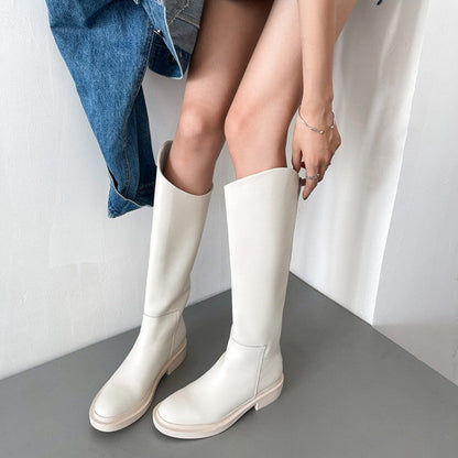 Botas Altas Blancas Con Tacón Para Mujer | Ideal Para Diferentes Ocasiones