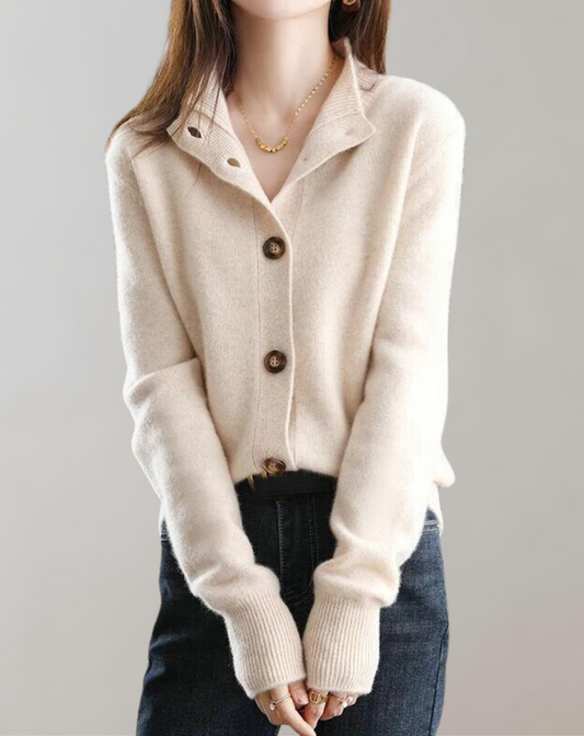Cárdigan De Punto Con Cierre De Botones Para Mujer | Ideal Para Entretiempo