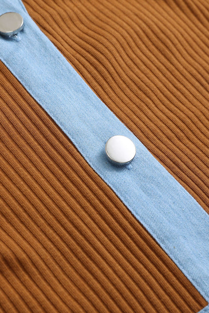 Conjunto De Dos Piezas con Camisa Ajustada y Pantalón De Pierna Ancha para Mujer | Ideal para Uso Diario y Entornos Formales