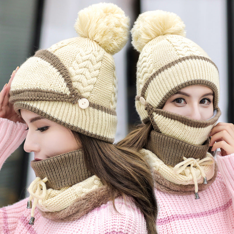 Conjunto 4 en 1 con Gorro, Bufanda, Guantes y Mascarilla para Adultos | Ideal para Invierno