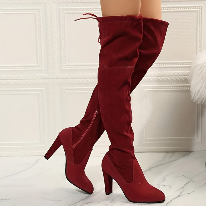 Botas Altas Con Diseño Versátil Para Mujer | Ideal Para Ocasiones Formales E Informales