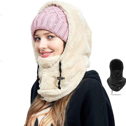 Pasamontañas 3 en 1 con Ajuste Flexible para Mujer | Ideal para Invierno y Actividades al Aire Libre