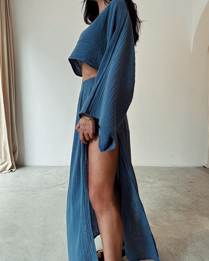 Conjunto de Dos Piezas con Corte Funcional para Mujer | Ideal para Días Cálidos