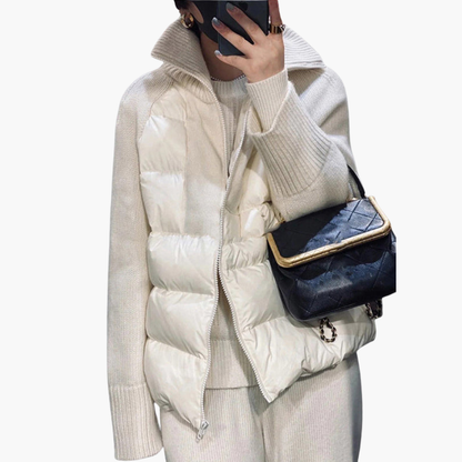 Parka con Cuello Alto y Cierre de Cremallera para Mujer | Ideal para Entretiempo y Clima Fresco