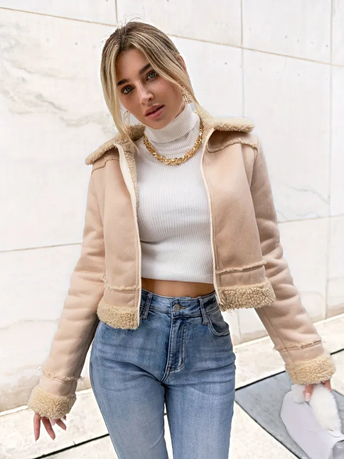 Abrigo Acolchado con Cierre de Cremallera para Mujer | Ideal para Temporada Fría