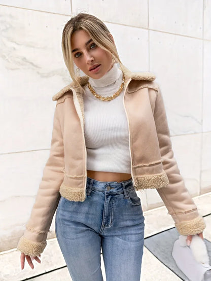 Abrigo Acolchado con Cierre de Cremallera para Mujer | Ideal para Temporada Fría