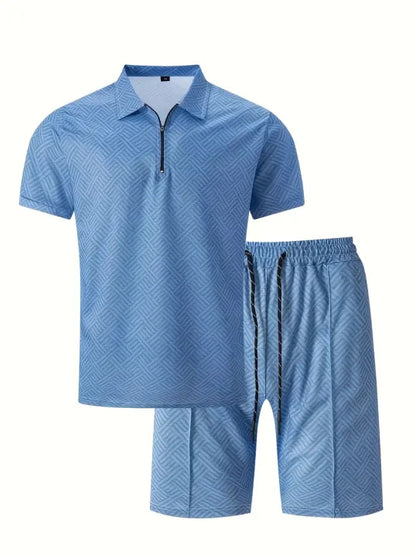 Conjunto de Verano para Hombre con Top de Manga Corta y Short | Ideal para Uso Diario