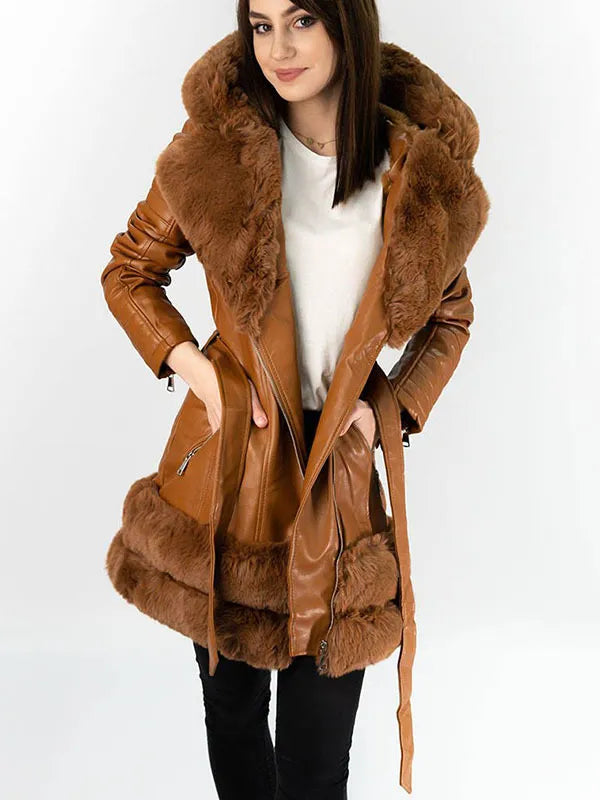 Chaqueta Larga con Capucha Integrada para Mujer | Ideal para la Temporada Fría