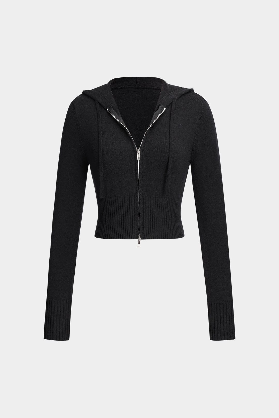 Conjunto De Dos Piezas Con Chaqueta Con Capucha Y Pantalón Acampanado Para Mujer | Ideal Para Uso Diario