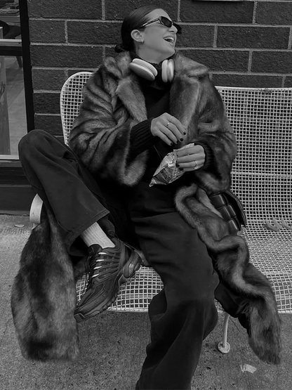 Trenchcoat de Invierno Con Cierre de Botones y Cuello de Solapa Para Mujer | Ideal Para La Temporada Fría