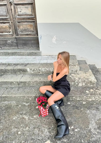 Botas de Tacón Oculto para Mujer con Diseño Minimalista | Ideal para Ocasiones Especiales