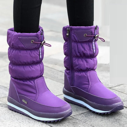 Zapatos de Invierno con Forro Interior para Mujer | Ideal para Caminatas en Días Fríos