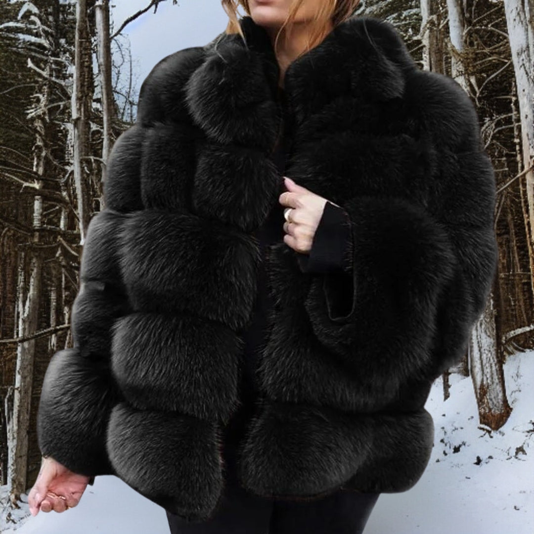 Manteco Largo con Corte Recto y Bolsillos Funcionales para Mujer | Ideal para Invierno