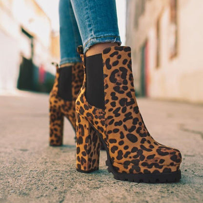 Botines Con Punta Redonda y Cierre Frontal Para Mujer | Ideal Para Uso Diario o al Aire Libre
