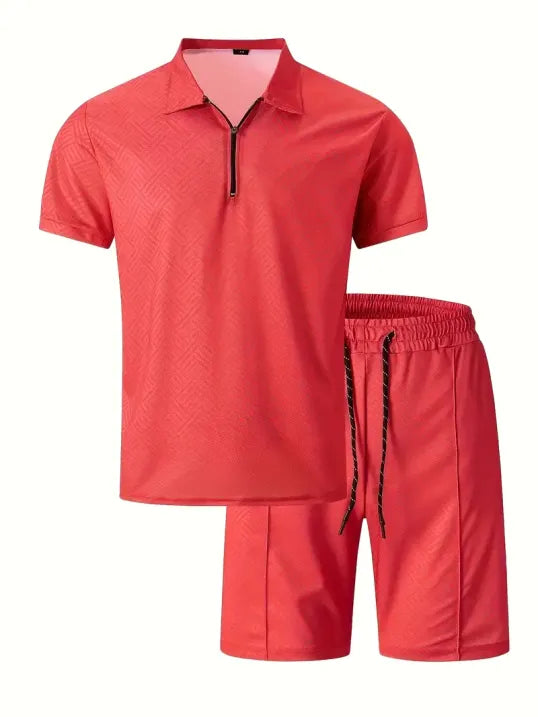 Conjunto de Verano para Hombre con Top de Manga Corta y Short | Ideal para Uso Diario
