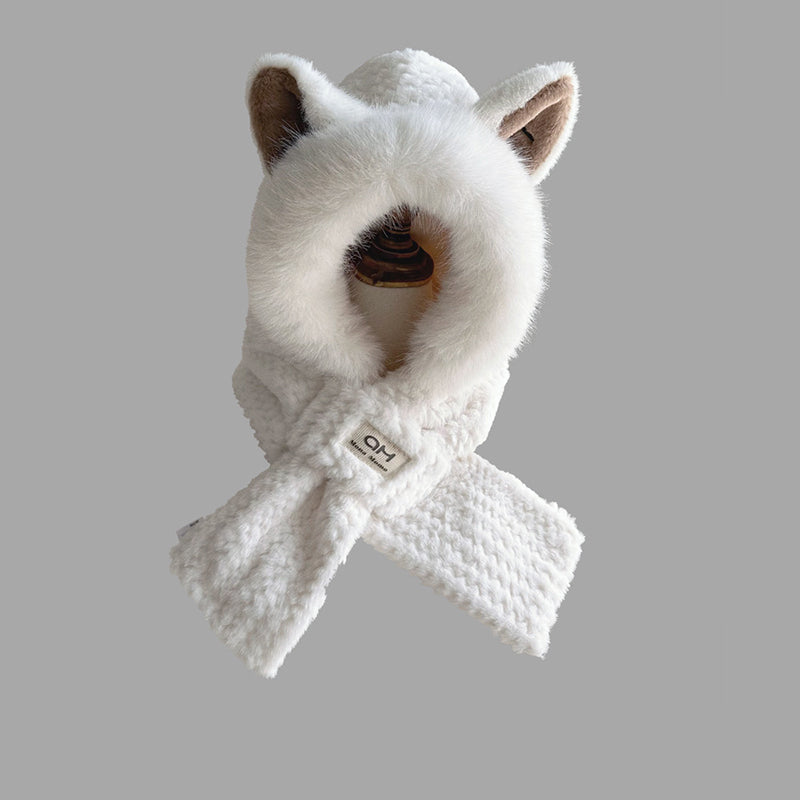 Accesorio 2 en 1 con Gorro y Bufanda para Niños y Adultos | Ideal para Salidas en Invierno