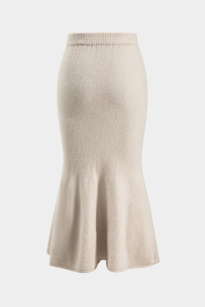 Conjunto De Tres Piezas Con Top Sin Mangas, Falda Y Cárdigan Para Mujer | Ideal Para Uso Diario