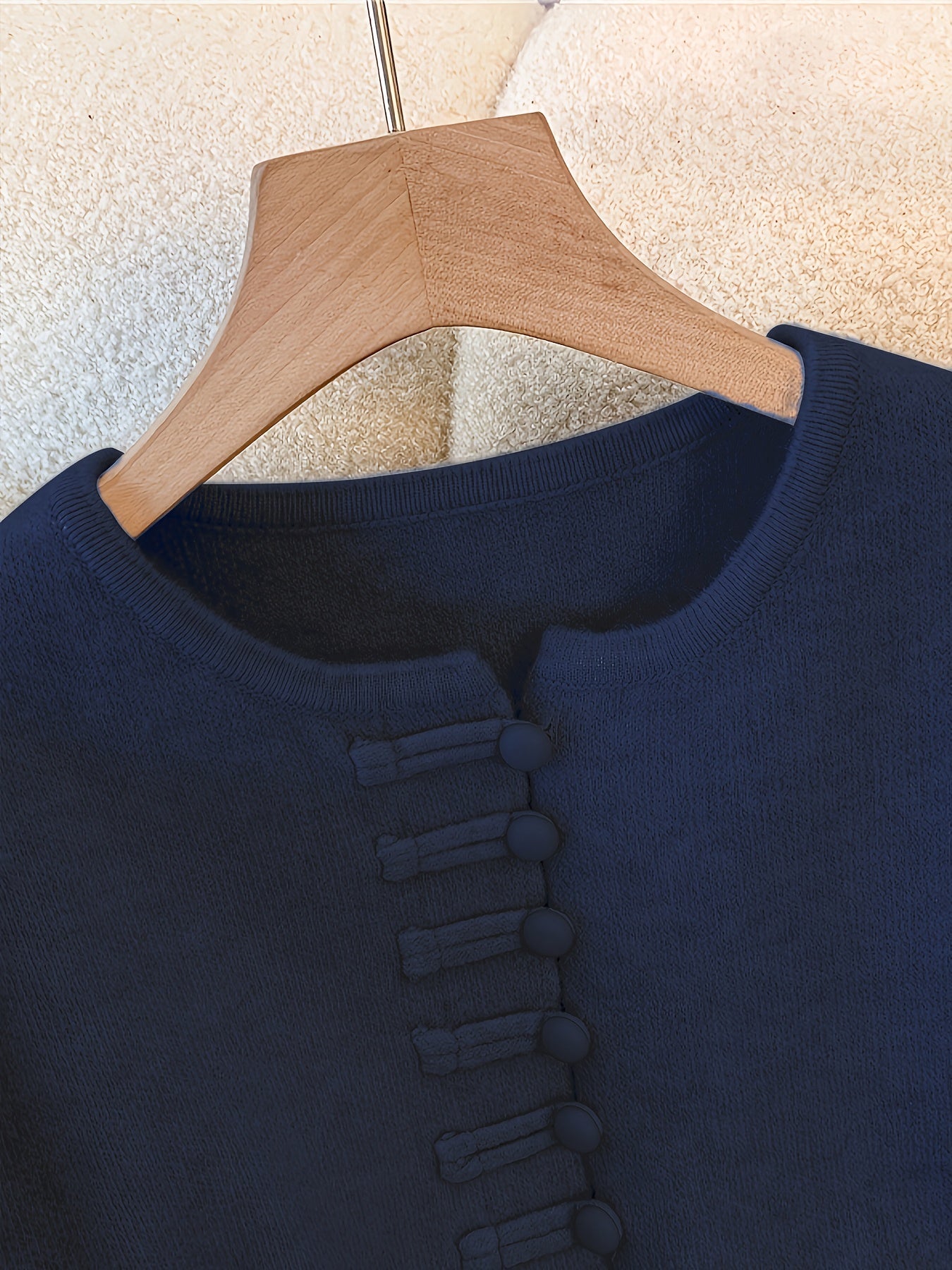 Conjunto De Dos Piezas Con Cárdigan De Manga Larga Para Mujer | Ideal Para Uso Diario