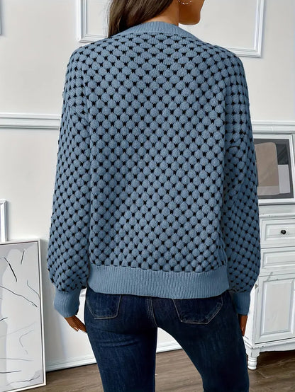 Jersey de Punto con Corte Entallado para Mujer | Ideal para Uso Diario en Temporada Media