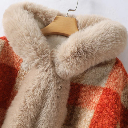 Chaqueta Larga con cuello de Imitación de Pelo y Cierre con Cremallera para Mujer | Ideal para Temporada Fría