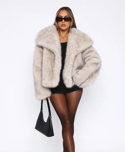 Chaqueta Con Cuello Cruzado Para Mujer | Ideal Para Uso Diario En Invierno