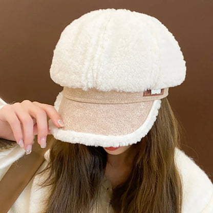 Gorra De Invierno Con Visera Para Mujer | Ideal Para Uso Diario En Temporada Fría