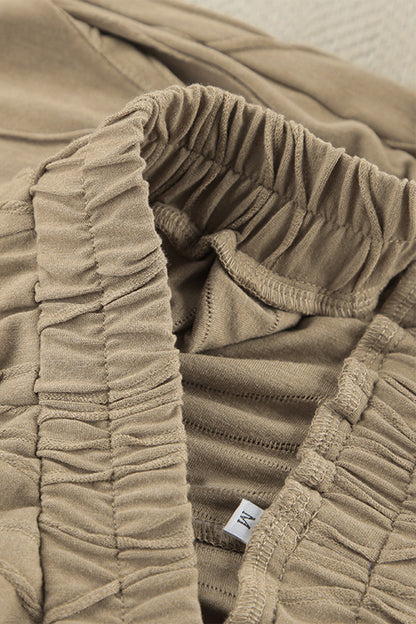 Conjunto De Dos Piezas con Top De Manga Larga y Pantalón Recto para Adultos | Ideal para Uso Diario