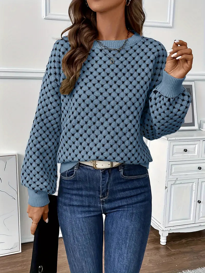 Jersey de Punto con Corte Entallado para Mujer | Ideal para Uso Diario en Temporada Media